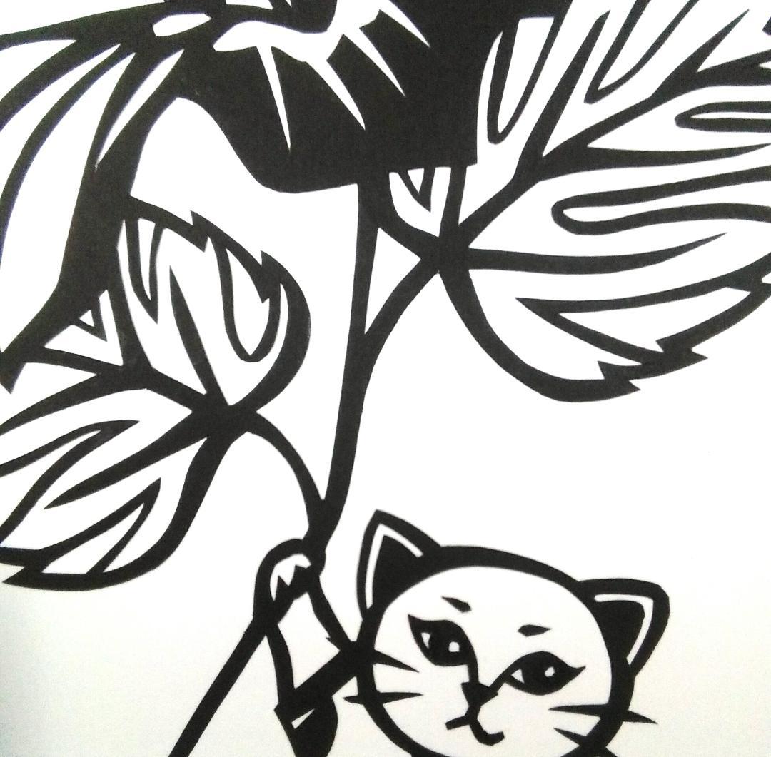 【Paper Cutting】Original Art A5 Size Hibiscus